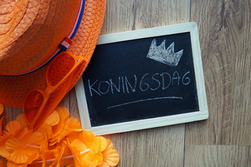 Kingsday written in Dutch