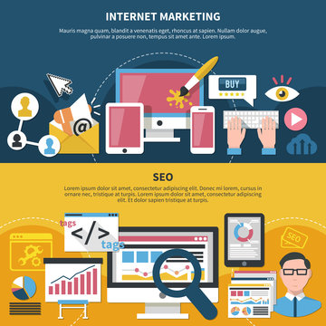 Internet Marketing SEO Horizontal Banners