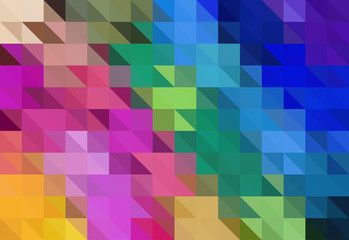 Colorful triangular abstract background. Vector illustration.