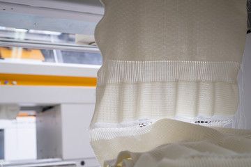 Produced knitted fabric view