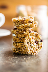 Oatmeal cookies, granola cookies.