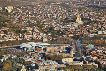 Panoramic view of Tbilisi. Georgia