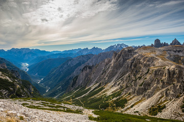 italien dolomites in autumn, south tyrol mountain, tourism 