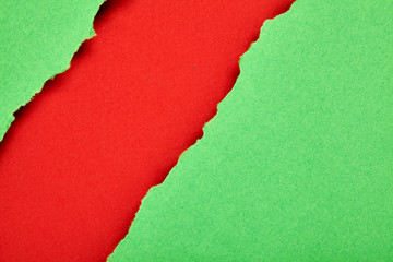 Green and red paper texture.