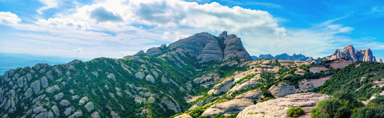 Fototapeta na wymiar Mountain Montserrat Catalonia Spain.