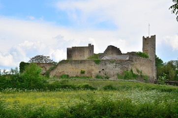 Fototapeta premium CHÂTEAU MÉDIÉVAL DE PRECY SOUS THIL COTE D'OR BOURGOGNE FRANCE