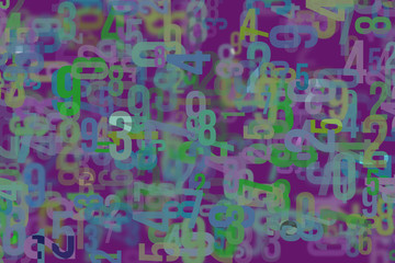 Abstract background or texture for design, pattern shape. Alphabet, font, white & abstract.
