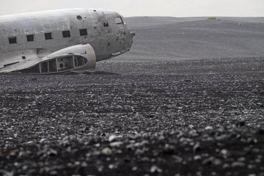 Abandoned DC-3 Wreckage At S&oacute;lheimasandur