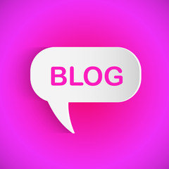 Blog Chat Bubble