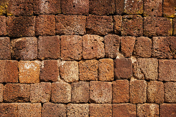Laterite stone wall - 194347828