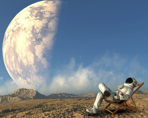 astronaut drinking © DM7