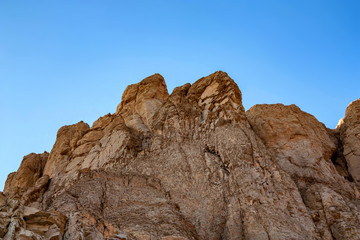 Limestone rock in Egypt