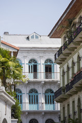  details of buildings in old town,  Panama