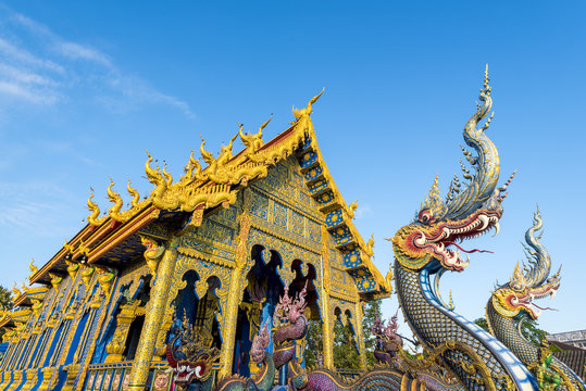Wat Rong Suea Ten (Blue Temple), Chiang Rai, Thailand