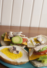 Mushroom Avacado Veggie Burger