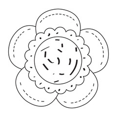 Drawing of a flower