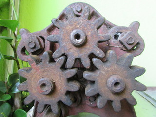 engrenagem, moedor de cana