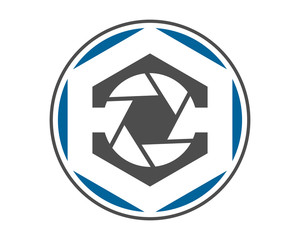 hexagon camera photo photography photographer photographic image vector icon