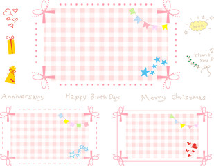 リボンフレーム　セット