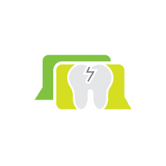 Dental Chat Logo Icon Design