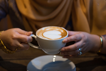 A cuo of latte