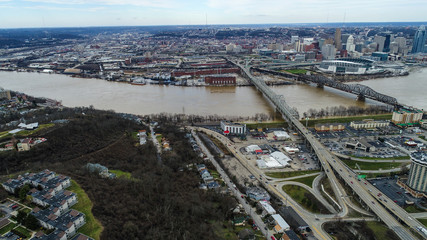 2018 Ohio River Flood in Cincinnati & Covington