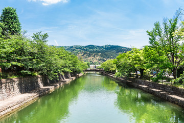 Fototapeta na wymiar 春の京都　琵琶湖疏水