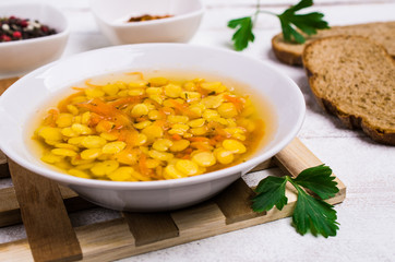 Yellow pea soup