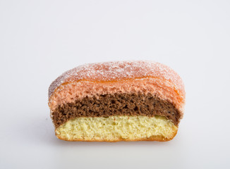 donut or sugar donut on a background.