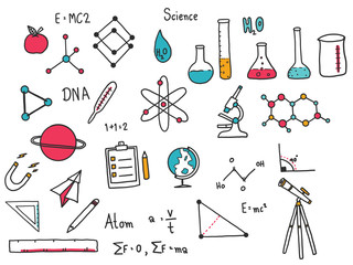 science doodle set.