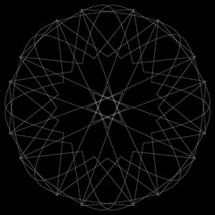 Holiday patterns of stars of snowflakes and flowers for gifts