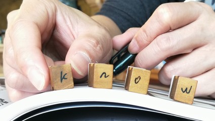 knowledge.  the most knowledgeable.  the book of knowledge.   © chaivit