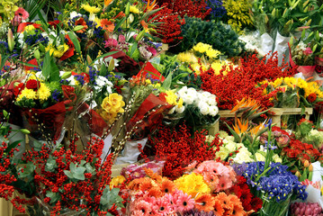 bunches flowers bouquets