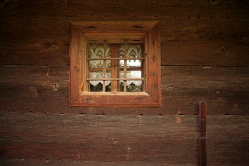 window rural old house