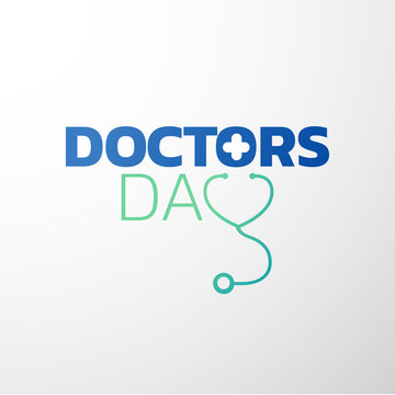 Doctors Day icon design, medical logo. Vector illustration