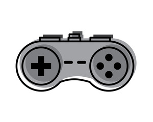 video console gamepad device buttons vector illustration