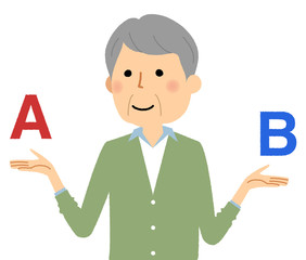 シニア男性　おじいちゃん 選択
