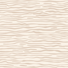 Light beige (ivory) wood texture template. The structure of the surface of the plywood, natural pattern, with slits. Vector background