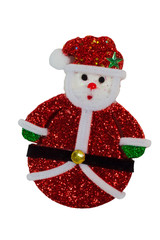 santa claus doll isolated