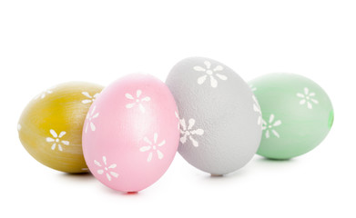 easter background. isolated on white