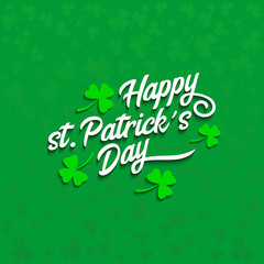 Happy st.Patricks Day Vector illustration
