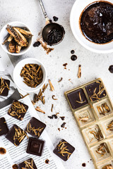 Making chocolate with edible insects