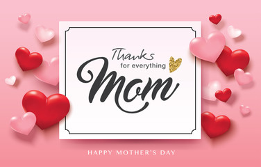 Happy Mother's Day greeting design