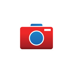 Camera photography logo and icon template vector