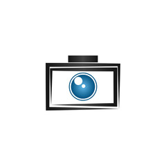 Camera photography logo and icon template vector