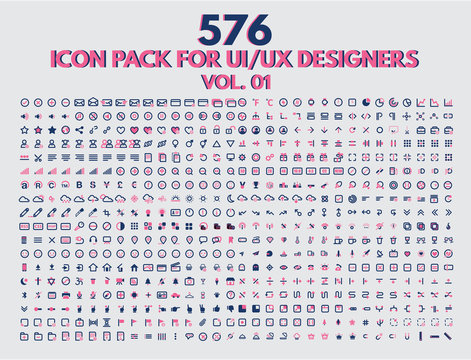 Icon Pack for UX UI designers