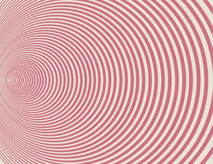 Pink radial circles