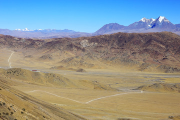 desert landscape of nature