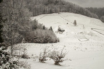 zimowa panorama Tatr i Pienin 