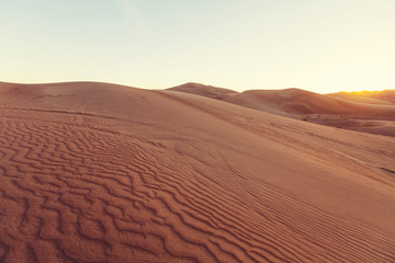 Sand dunes in California